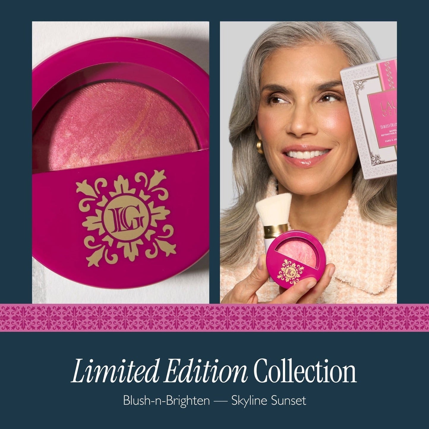 Limited Edition Baked Blush-n-Brighten Marbleized Blush